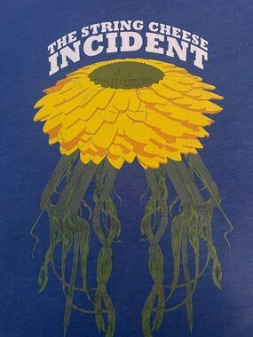 The String Cheese Incident Sunflower Jelly Fish Women’s T Shirt Sz M 🪼🌻